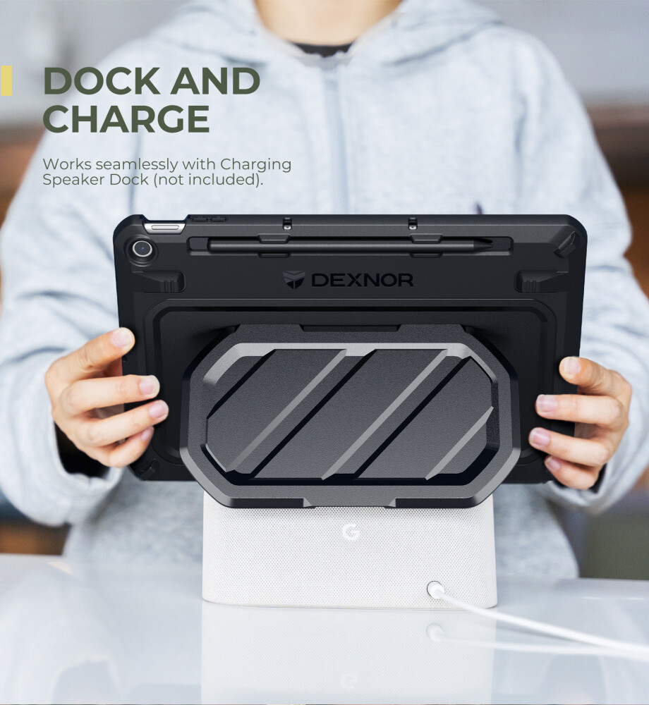 Dexnor Full Body Case for Google Pixel Tablet 11 in 2023 Shockproof Kickstand