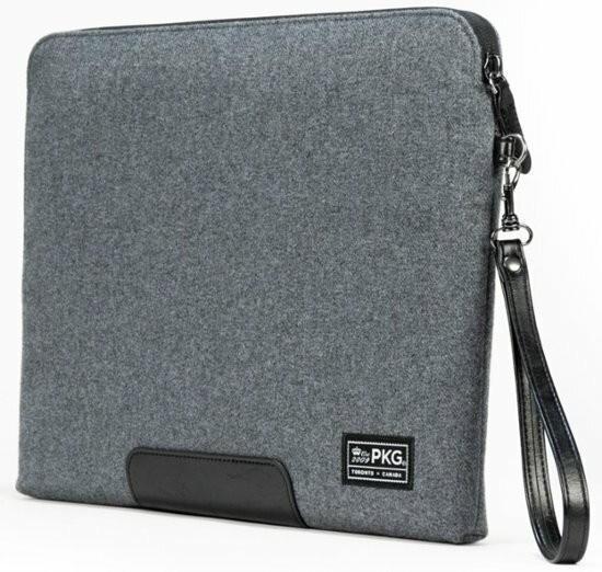PKG – Laptop Sleeve Case weatherproof for Macbook pro Surface up to 14″ Gray