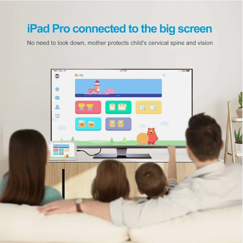 USB-C Type C 4K HDMI Cord Cable Video Converter Adapter USB 3.1 1.5M Cable