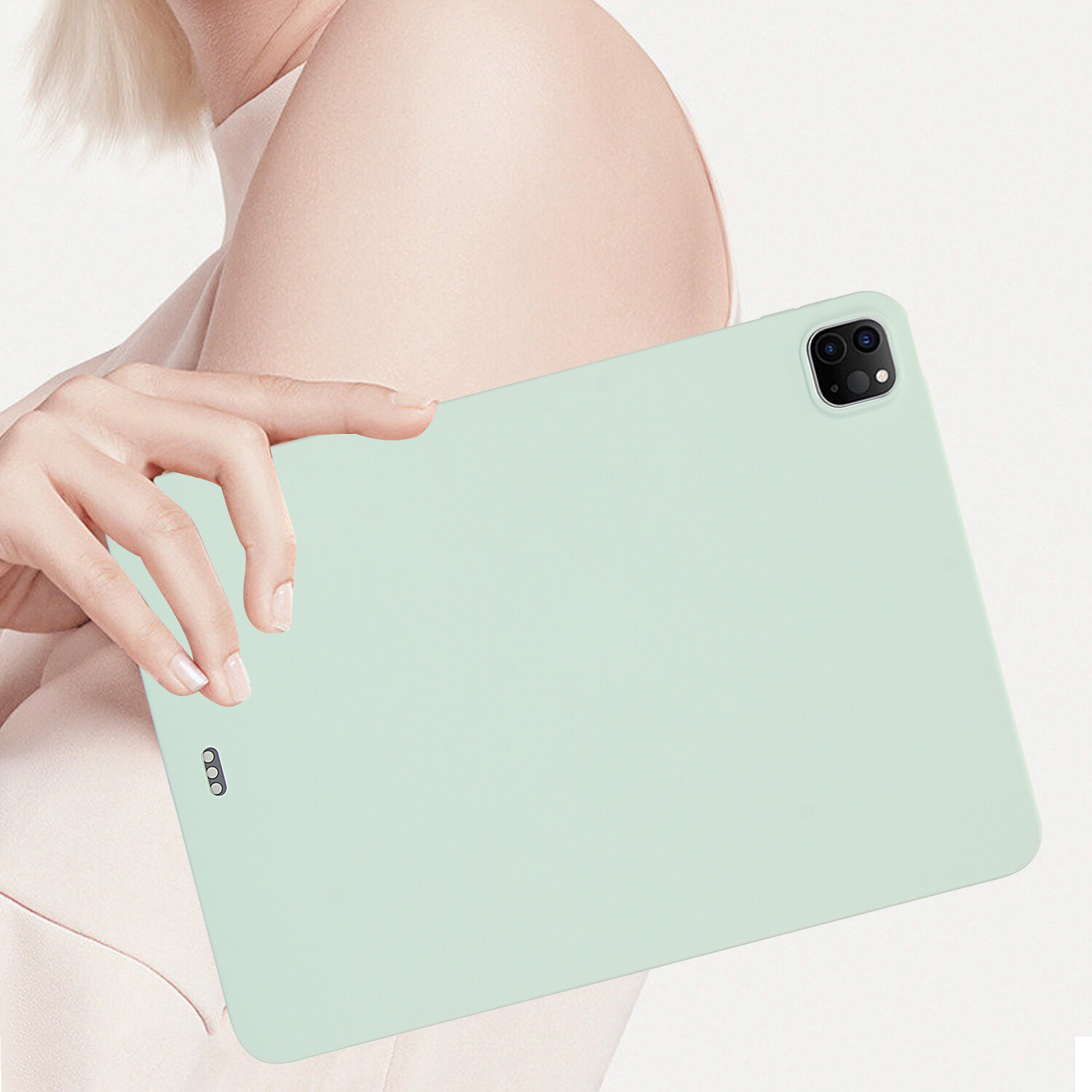 For iPad Pro 12.9/Pro 11/iPad 10.9/iPad 10.2/mini Lightweight Soft Silicone Case