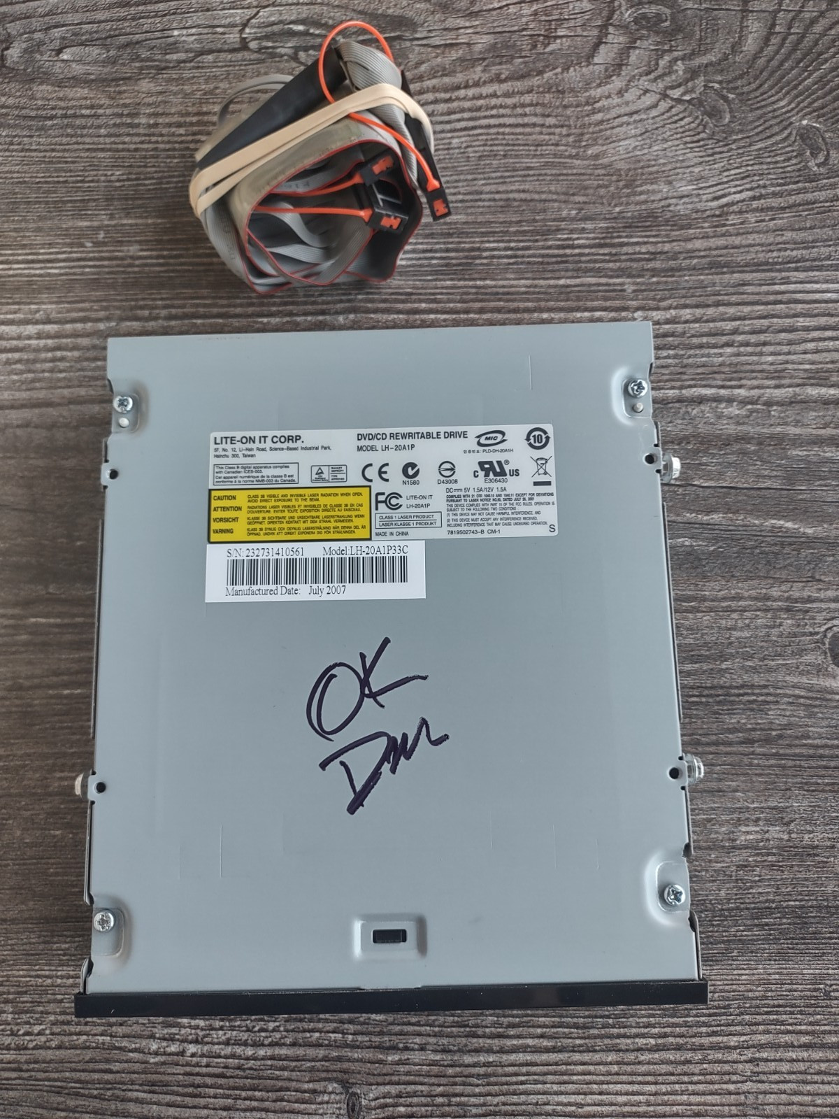 Philips Lite-On LH-20A1P Internal DVD±RW-DL 20X DVD Writer IDE-ATAPI WORKS
