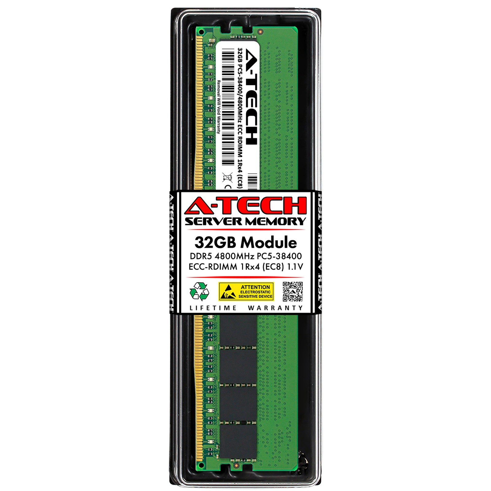 32GB 1Rx4 PC5-4800 EC8 RDIMM Intel Xeon Platinum 8468 8468V 8470 Memory RAM