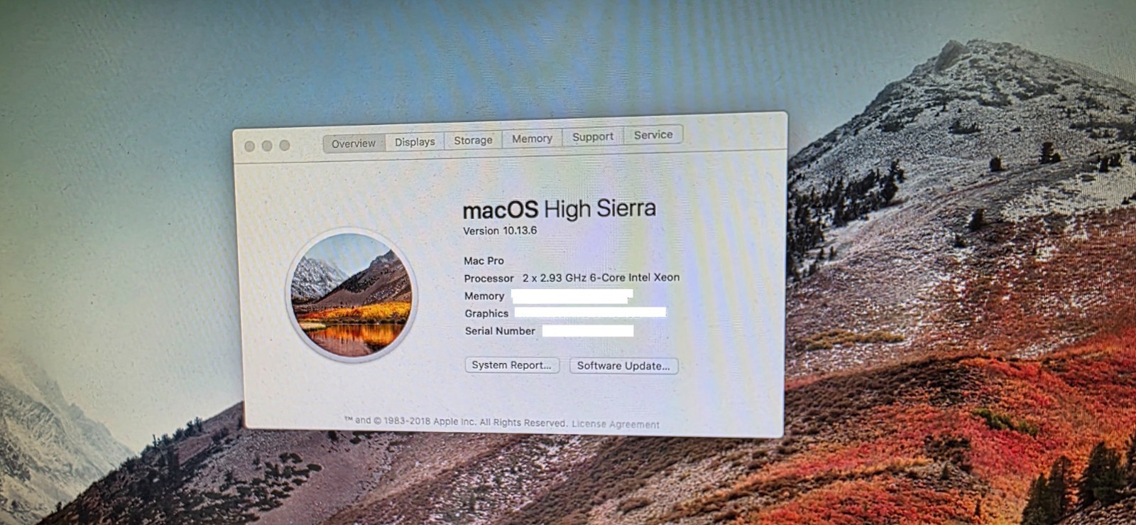 Apple Mac Pro 5,1 2010 2012 CPU Tray Dual Xeon 2.93GHz 6-Cores No Ram 639-0460