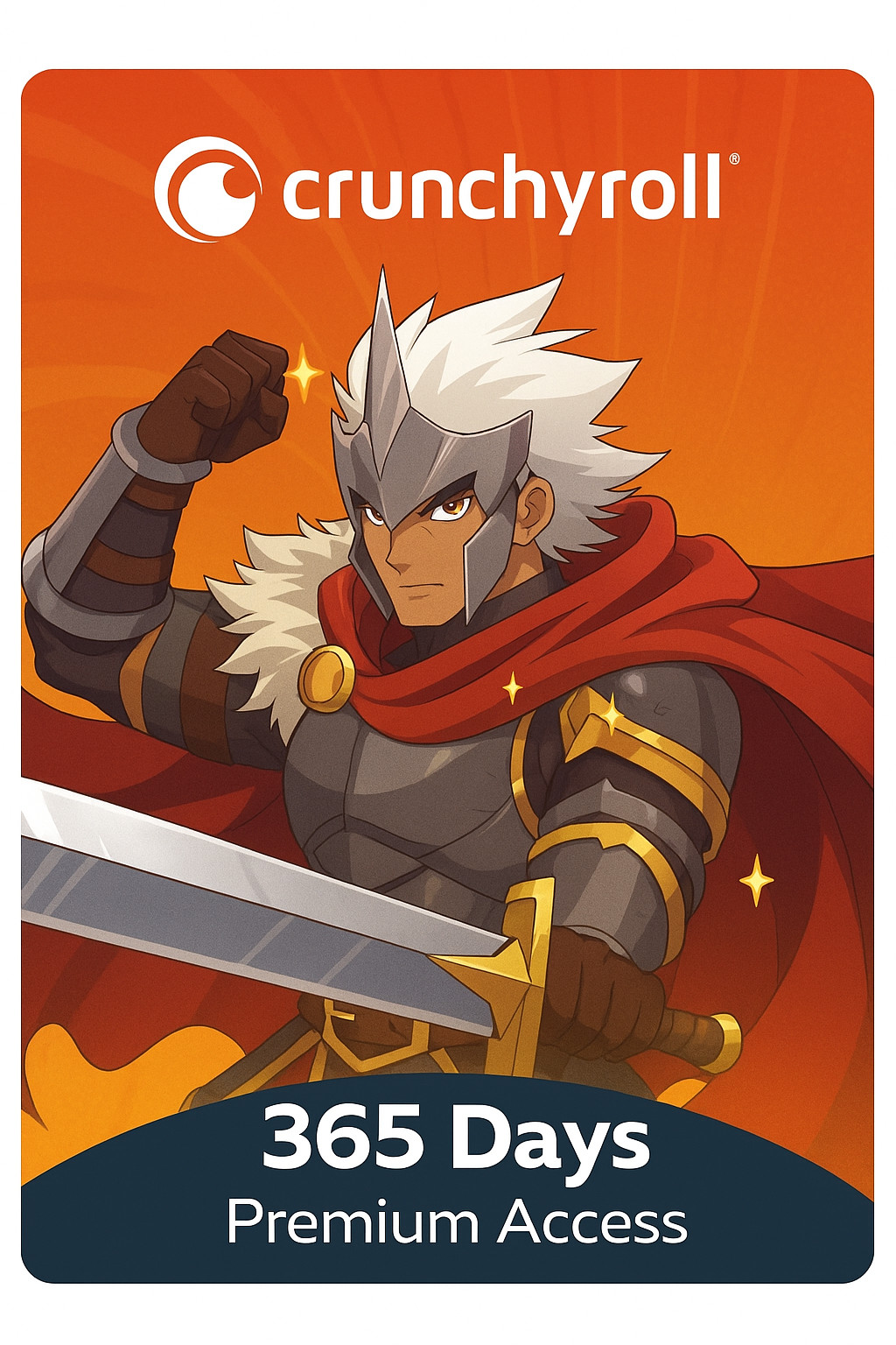 Crunchyroll Gift Card – 1 YEAR – 12 Months – Premium Pro