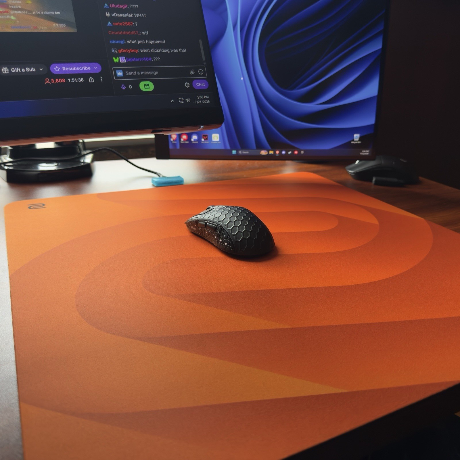 BenQ Zowie H-SR-SE Orange Gaming Mousepad