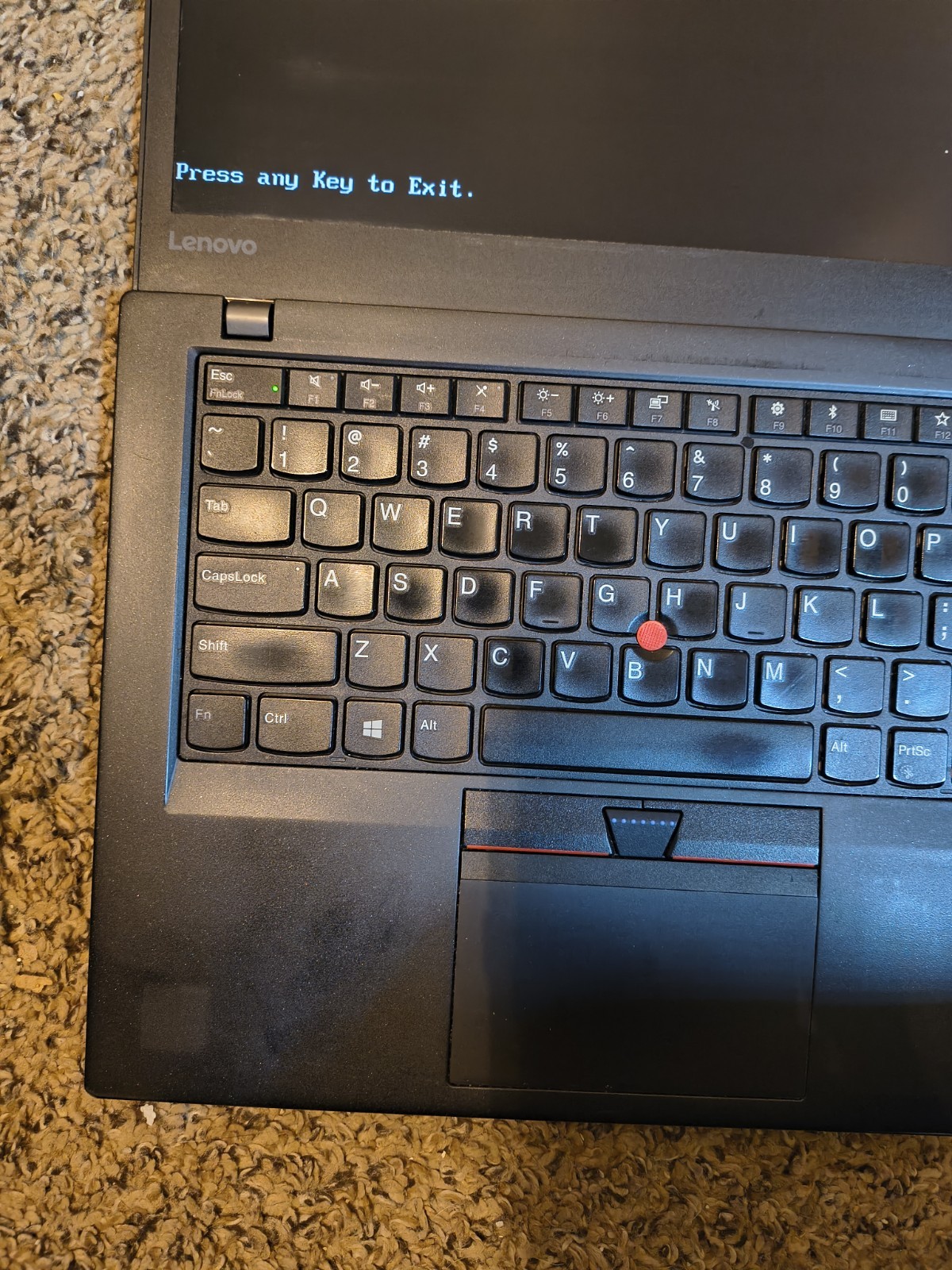 Lenovo ThinkPad T470s i7-7600U 4GB working. , keyboard issue good batteries