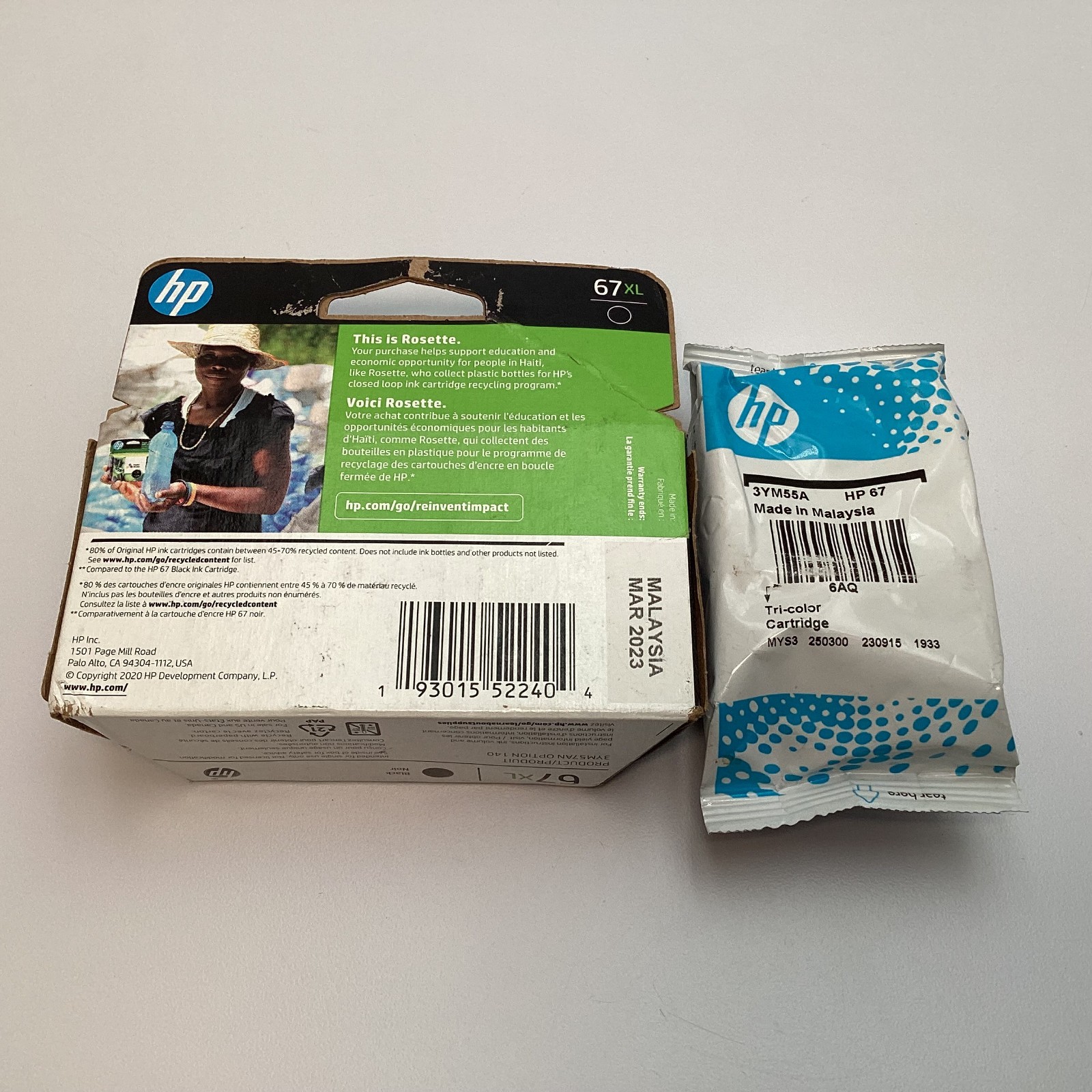 Genuine HP 67 & 67XL Ink Cartridge Black & Tri-Color – DeskJet ENVY 2023 – 2025