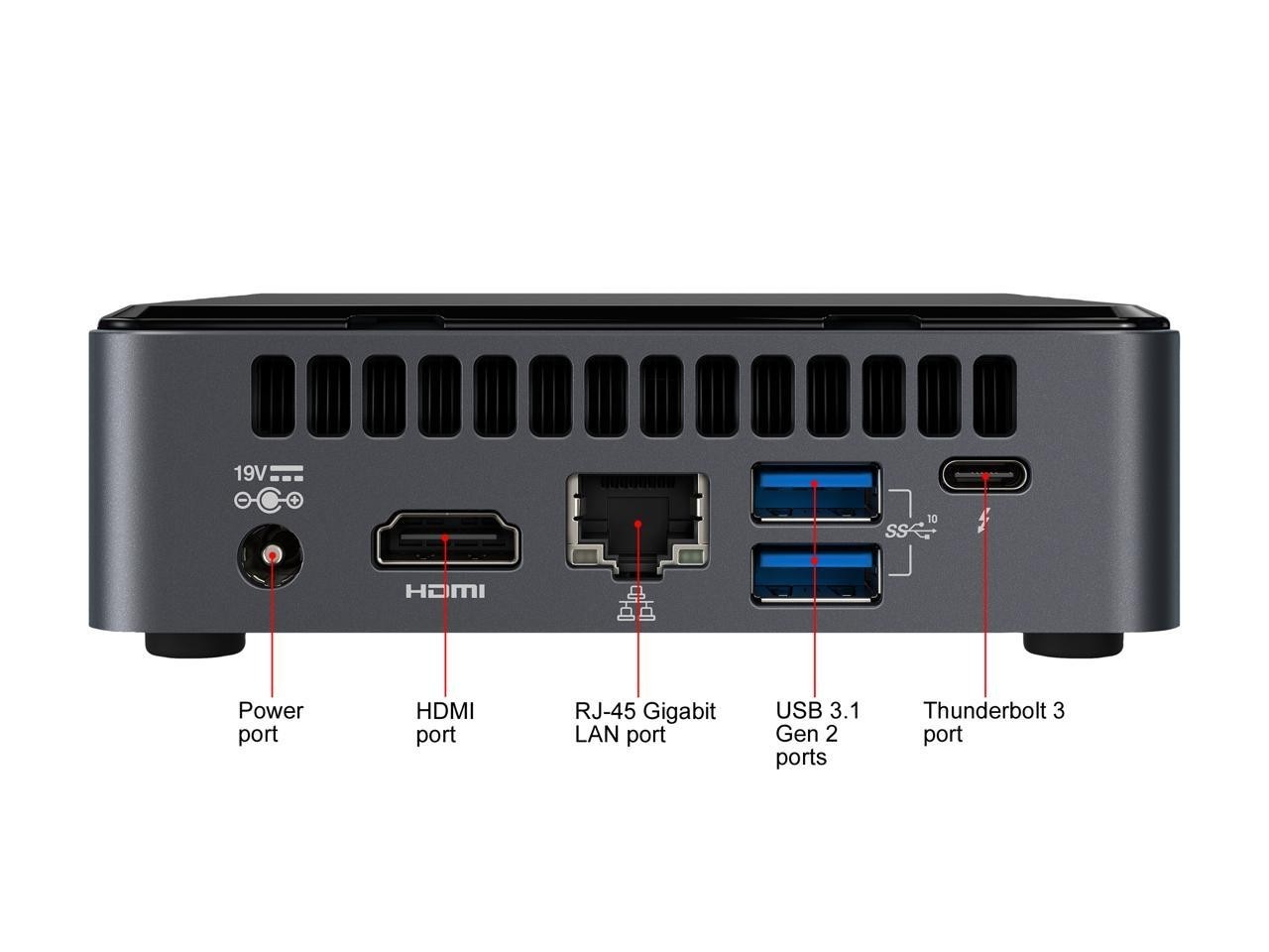 Intel NUC10I5FNH Mini PC | Core i5-10210U | 16G Ram | 512G M.2 SSD | Win11 Pro