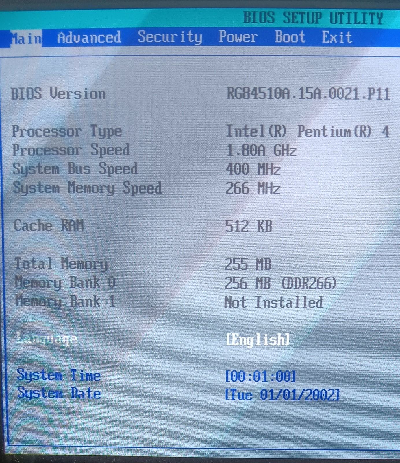Gateway Motherboard D845GRG MFATXPNT ESX E4000 P04 Intel Pentium 4 256 MB RAM