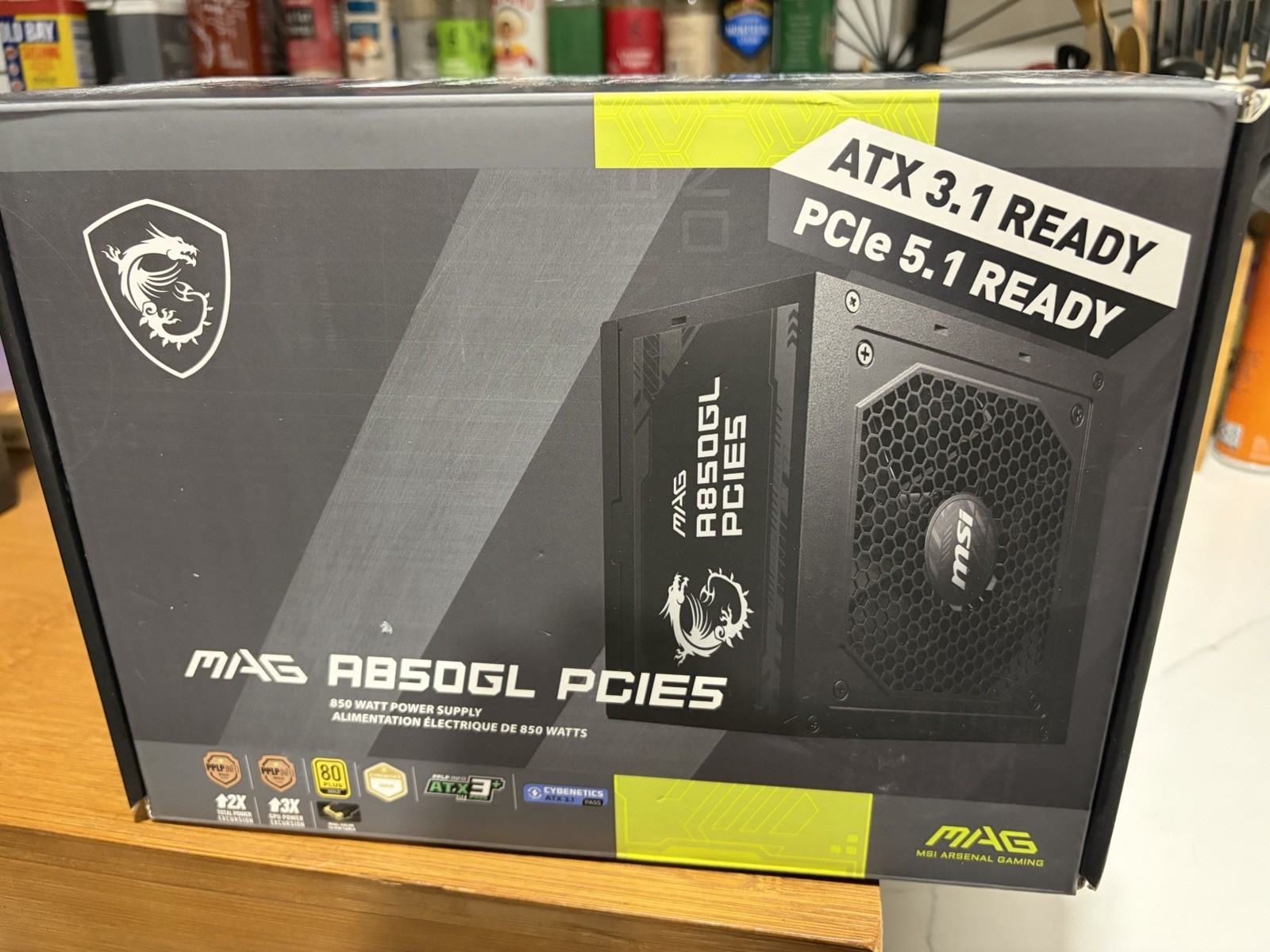MSI MAG A850GL PCIE5, Fully Modular Compact Gaming 850W Power Supply – FREE SHIP