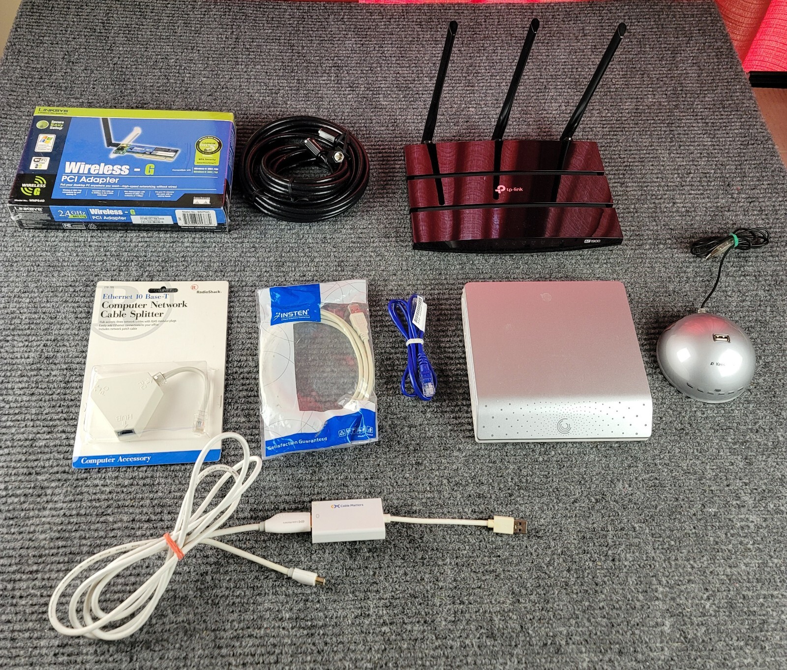 Lynksis Wireless G PCI Adapter Seagate Free Agent Desk 1500 GB TP Link AC1900