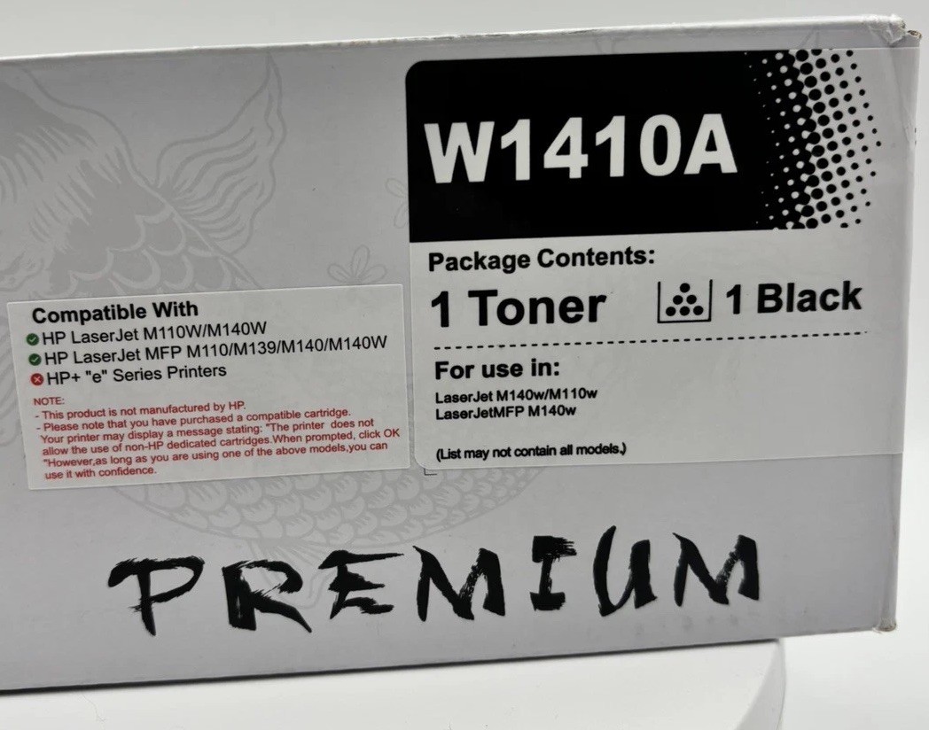 W1410A 141A Black Toner Compatible HP LaserJet M110 M140 MFP Open Box