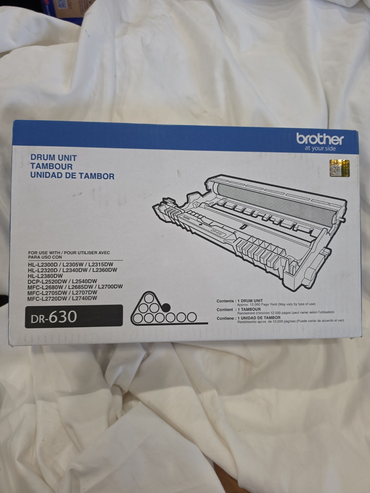 #5719 BROTHER Genuine DR630 Original Drum Unit Black