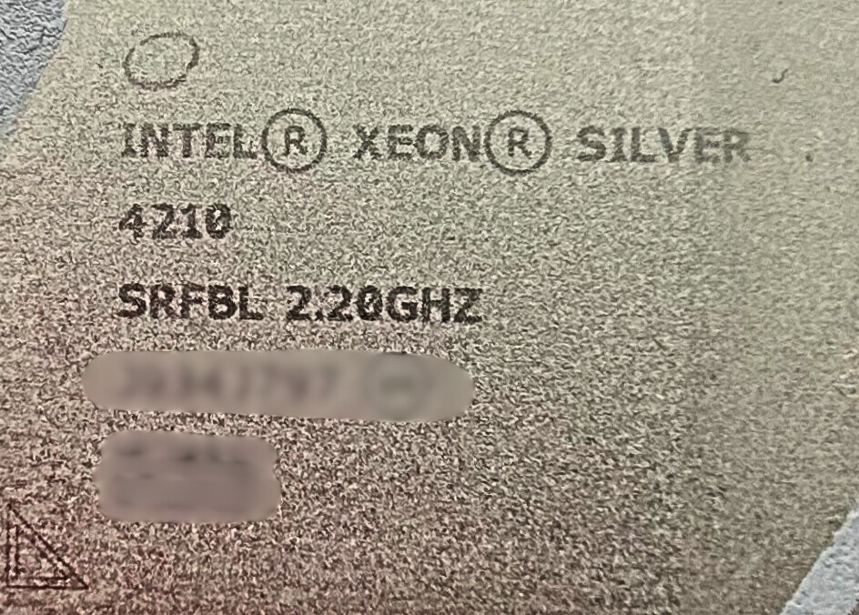 Dell SRFBL 2.2GHZ/13.75MB/85W/10C AG 4210