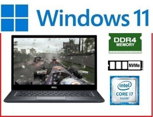 Dell Latitude 7490 14″ FHD i7-8650U 16GB RAM 512GB SSD Win 11 Pro Laptop