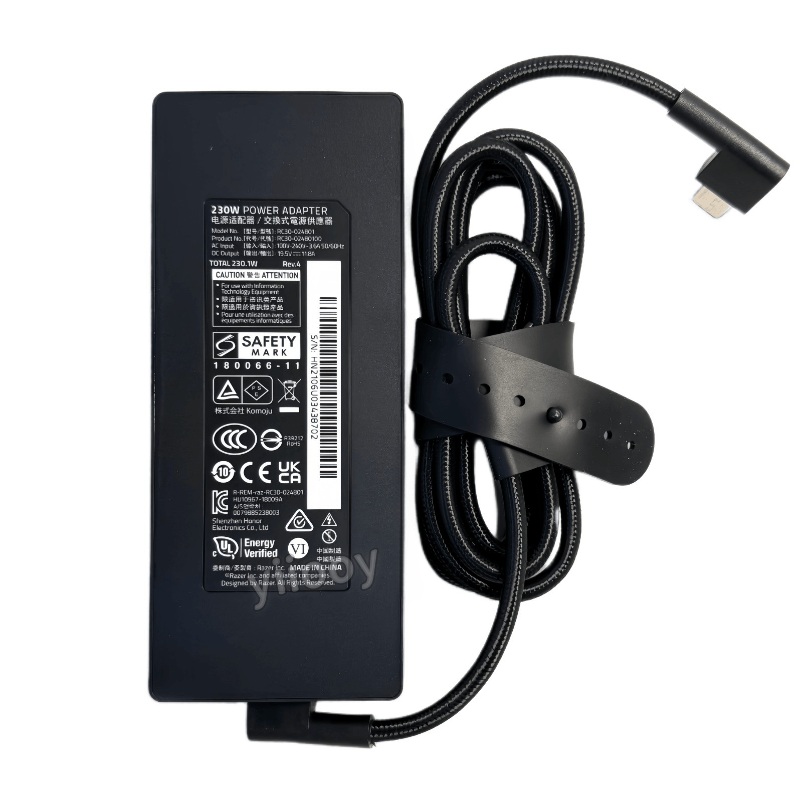 Genuine Power Adapter Charger 230W RC30-024801 for Razer Blade 14″ 15″ 17″ RTX