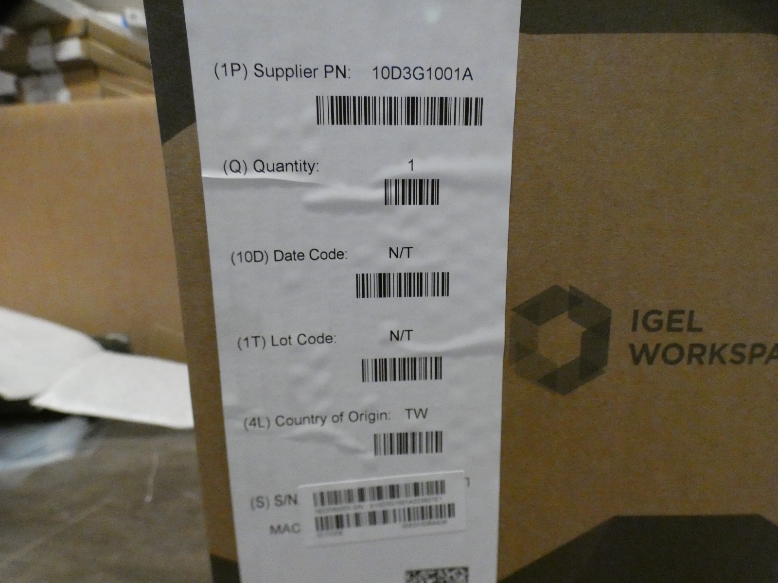 IGEL Technology Thin Client UD3 LX11 AMD 2.4GHZ 8GB eMMC 2x2GB DDR4 WLAN/BT