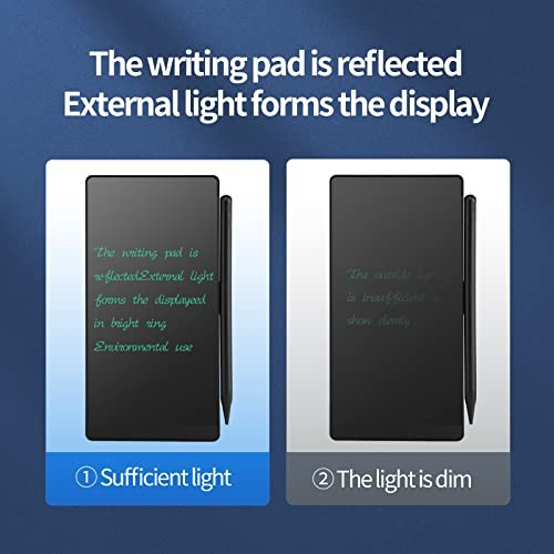 LCD Writing Tablet 9.5 Inch with Magnetic Backing, Ultra-Slim Reusable 9.5in