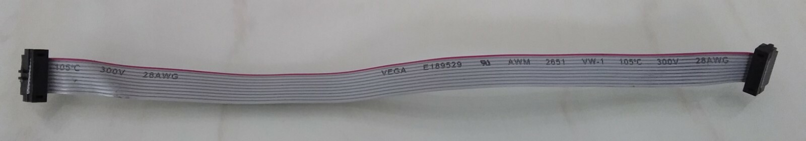 Ribbon Cable AWM 2651 10 Pin L21cm Cable Computer Lead Hardware Devices