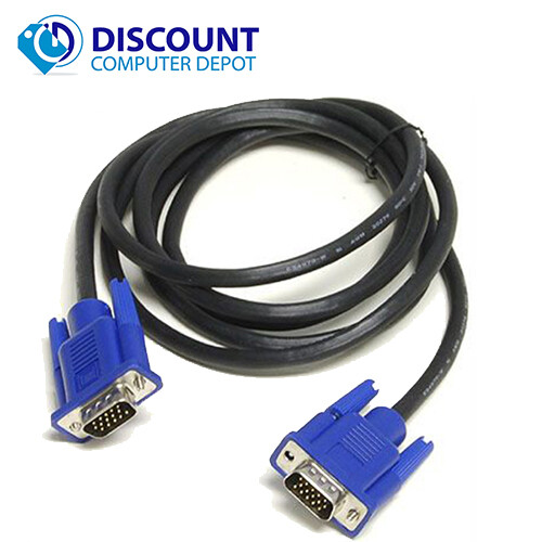 5FT 5 FT 15 PIN SVGA SUPER VGA Monitor M M Male 2 Male Cable BLUE CORD FOR PC TV