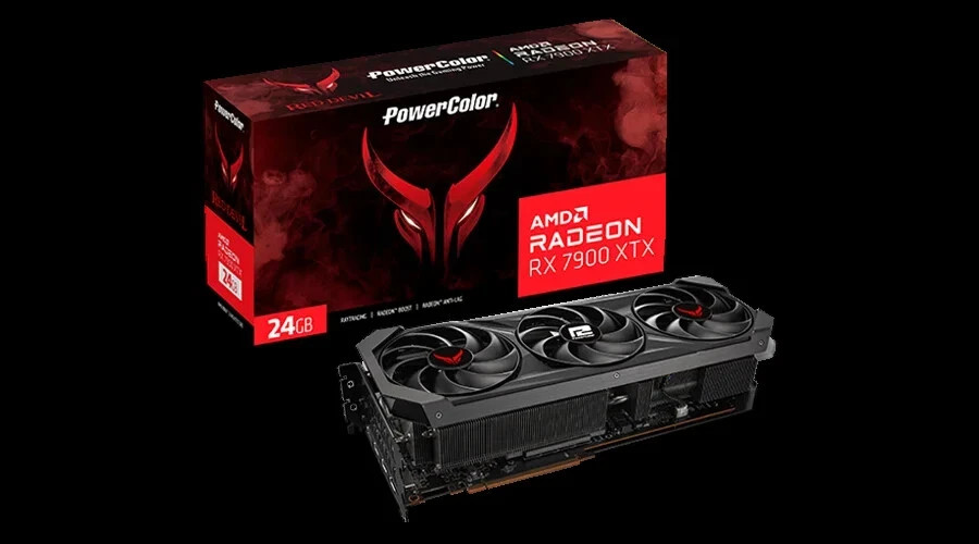 PowerColor AMD Radeon RX 7900 XTX 24GB GDDR6 Red Devil. Partially works