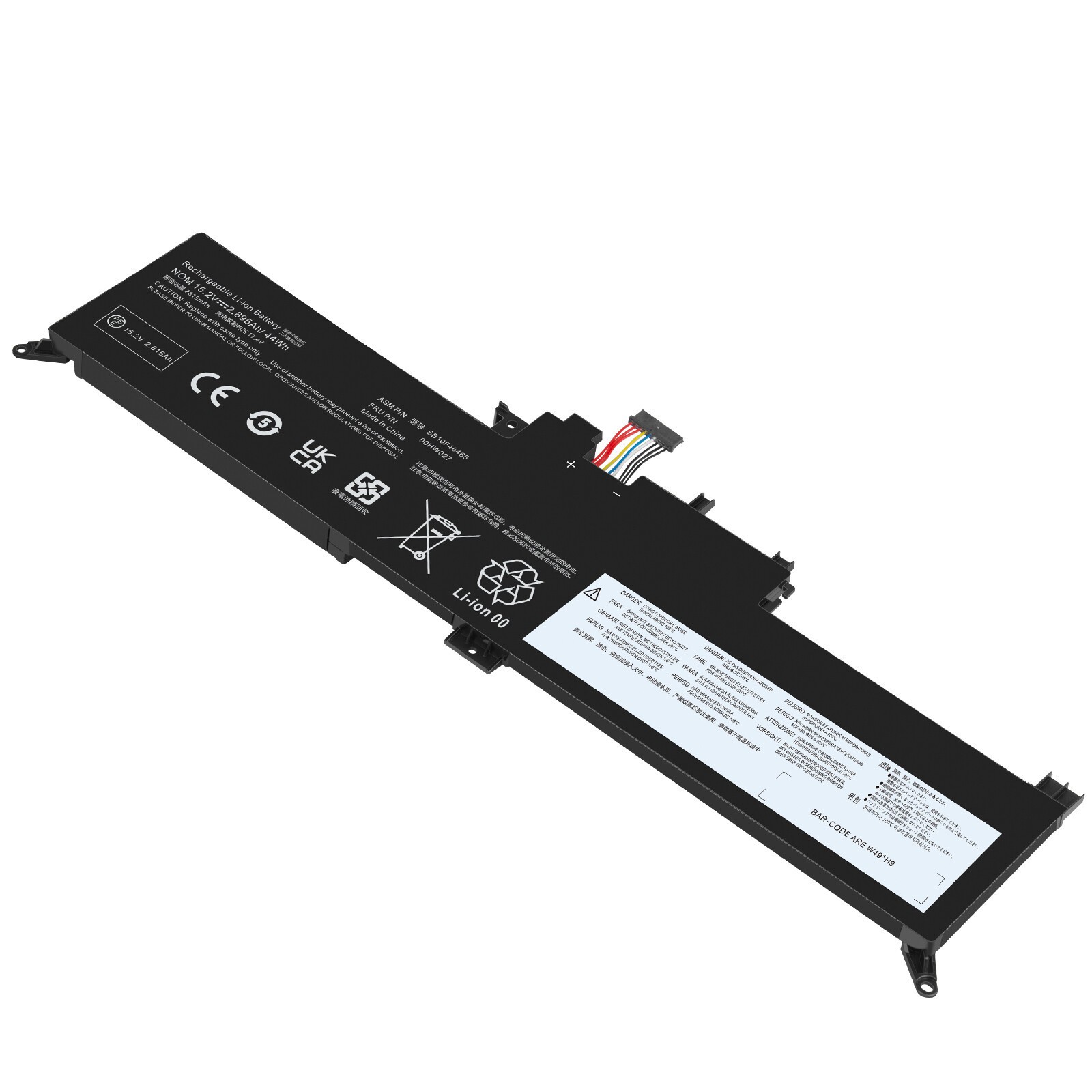 LOT 01AV432 Battery For Lenovo ThinkPad Yoga 12 X260 370 X380 00HW027 15.2V 51Wh