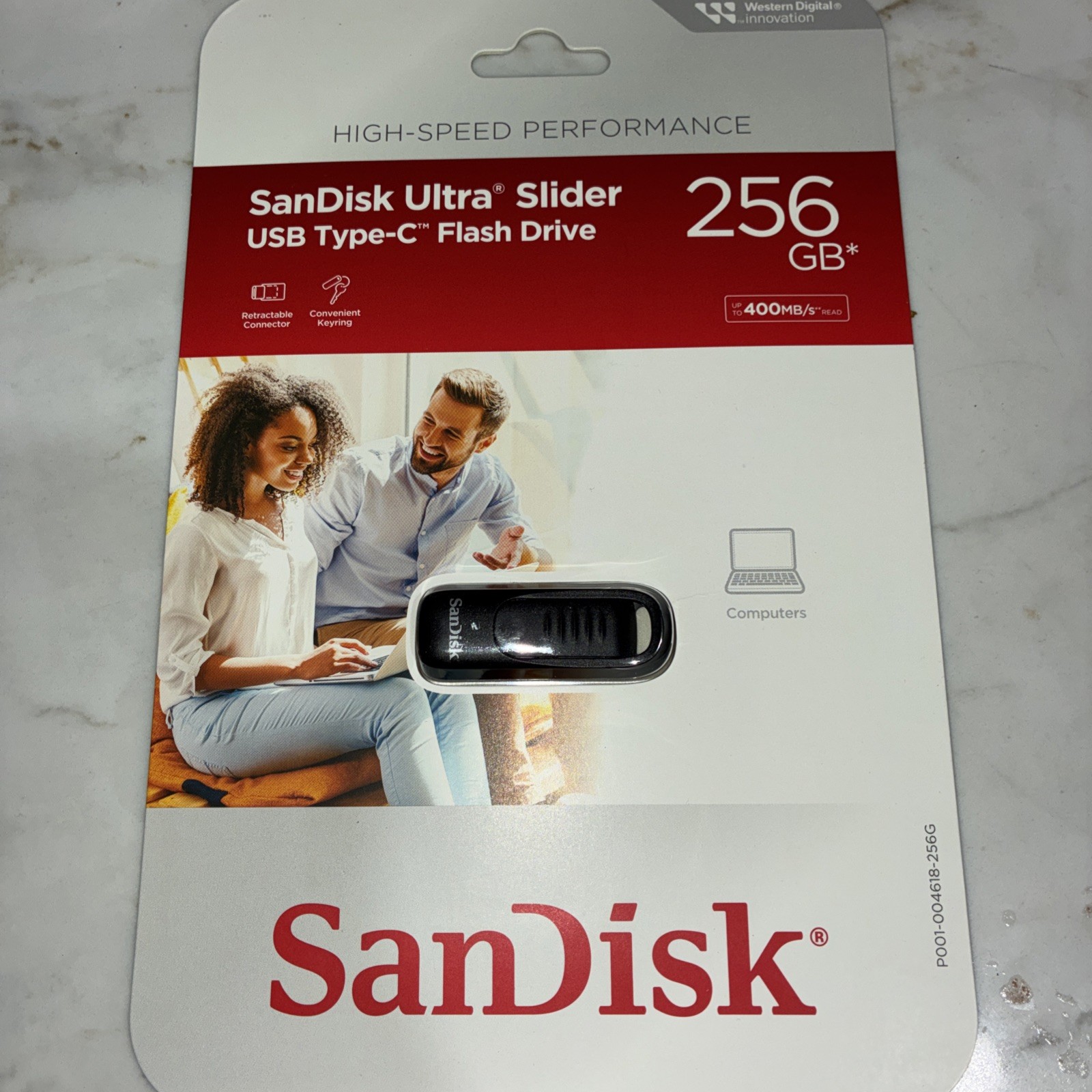 SanDisk 256GB Ultra Slider USB Type-C Drive SDCZ480-256G-A16BJ
