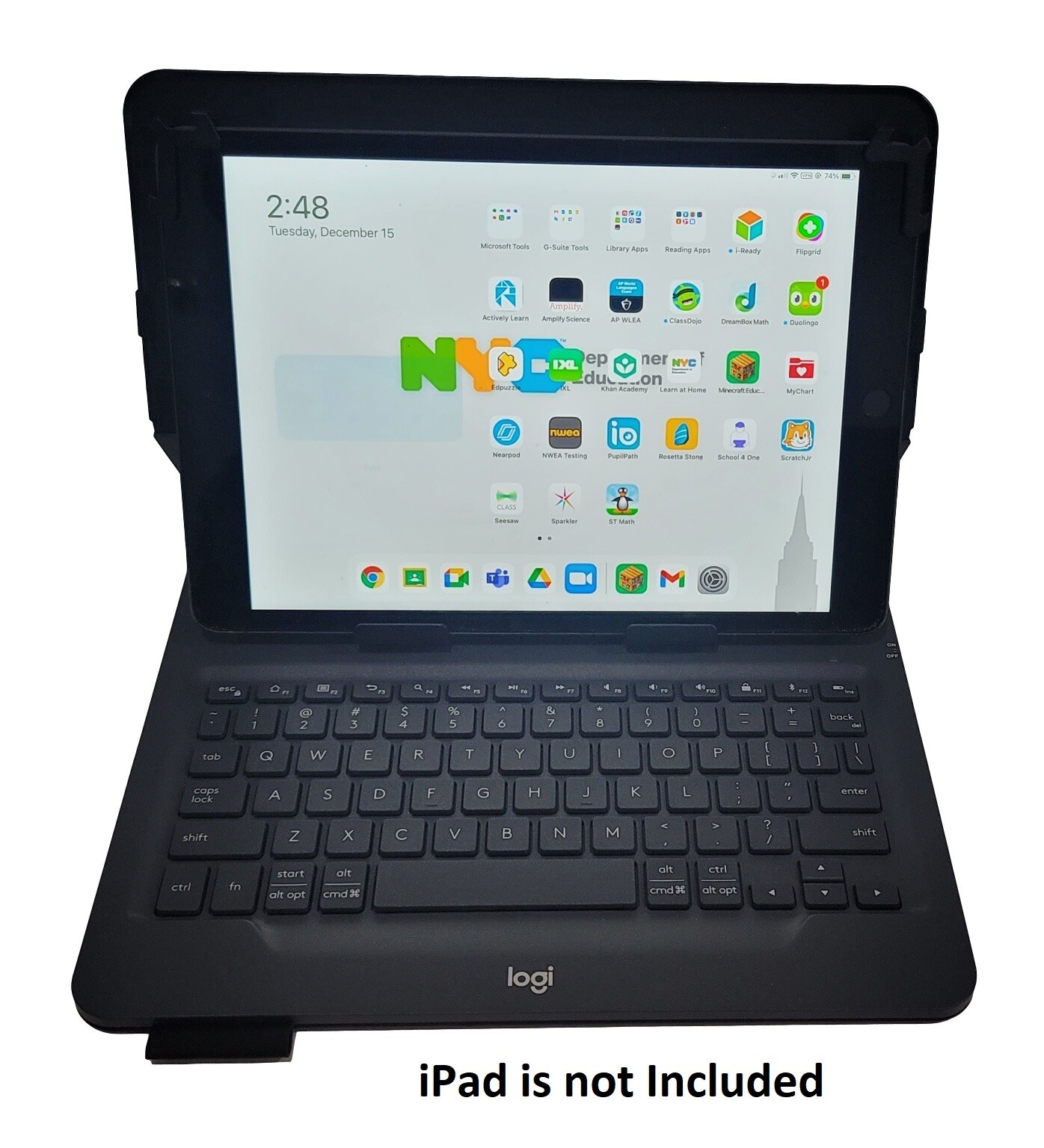 Logitech Universal Keyboard Case for Apple iPad 7th & 8th Gen 10.2″ 920-008667