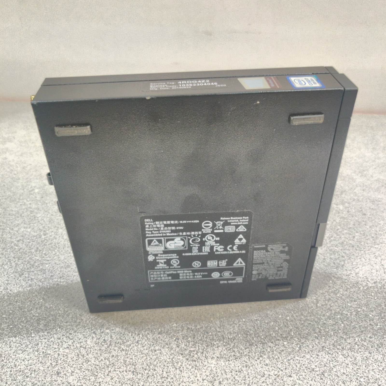 Dell OptiPlex 5060 Micro | i7-8700T | 16GB RAM | 256GB NVMe | W11 Pro | NO AC
