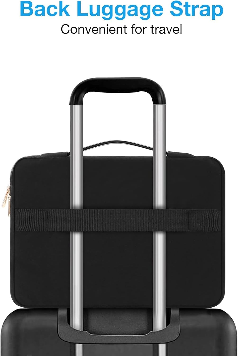15-16 inch 360 Protective Laptop Sleeve for MacBook Pro 16 inch 2024-2019, Black