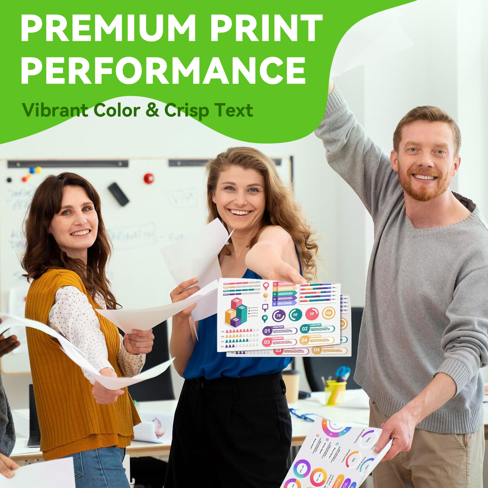 67XL Ink Cartridges for HP Ink 67 Deskjet 2800e 2752e 2755e 4100e Envy 6000 6458