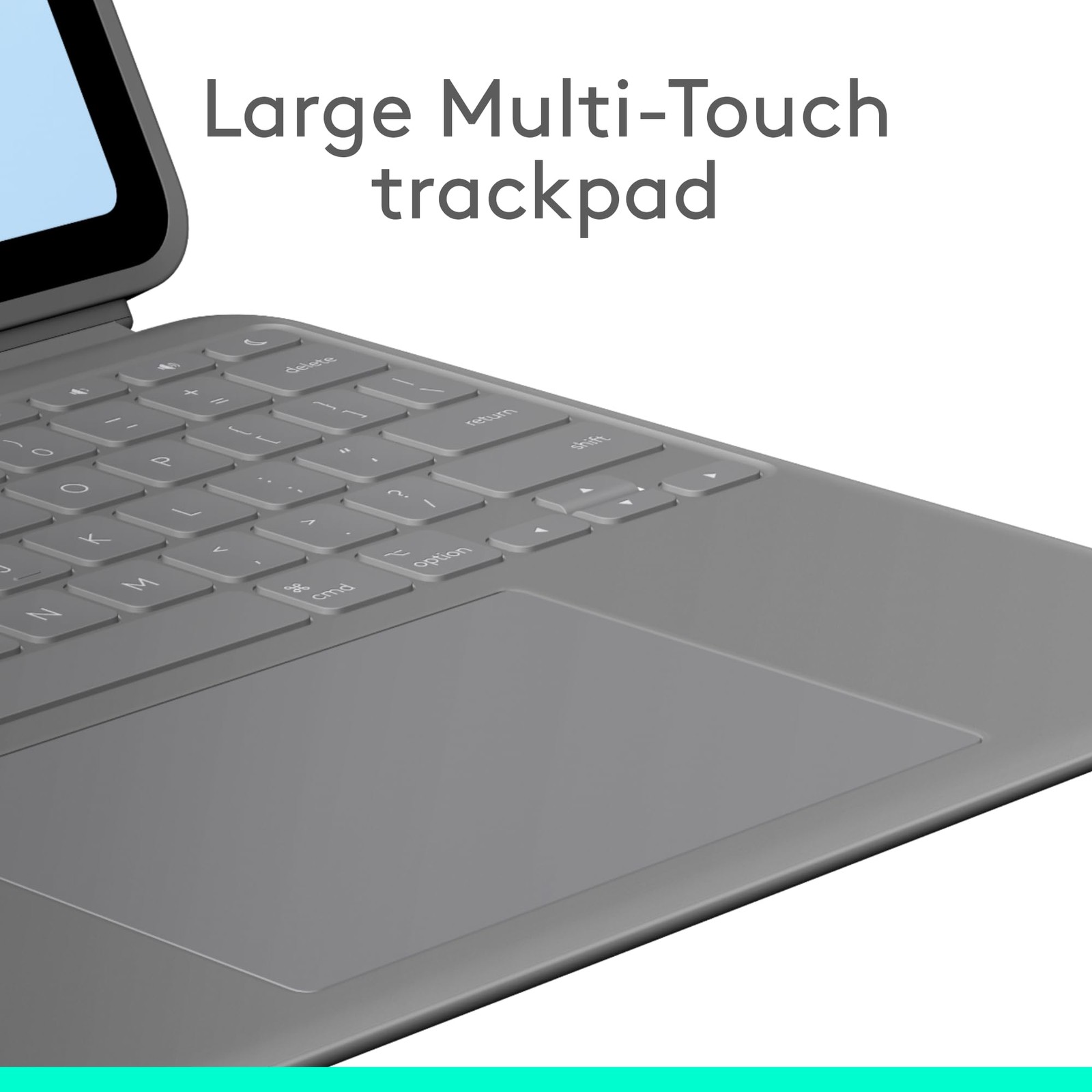 Logitech – iPad Air 13-inch Keyboard Case with Detachable Keyboard and Trackpad