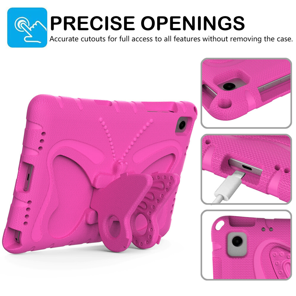 Kids Butterfly EVA Case Shockproof Cover For Samsung Galaxy Tab A9+ A11+ S10 FE