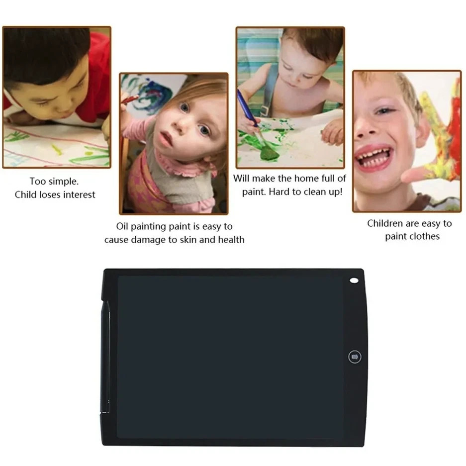1pc 8.5 Inch LCD Writing Tablet: Digital Drawing Pad with Stylus Pen Portable