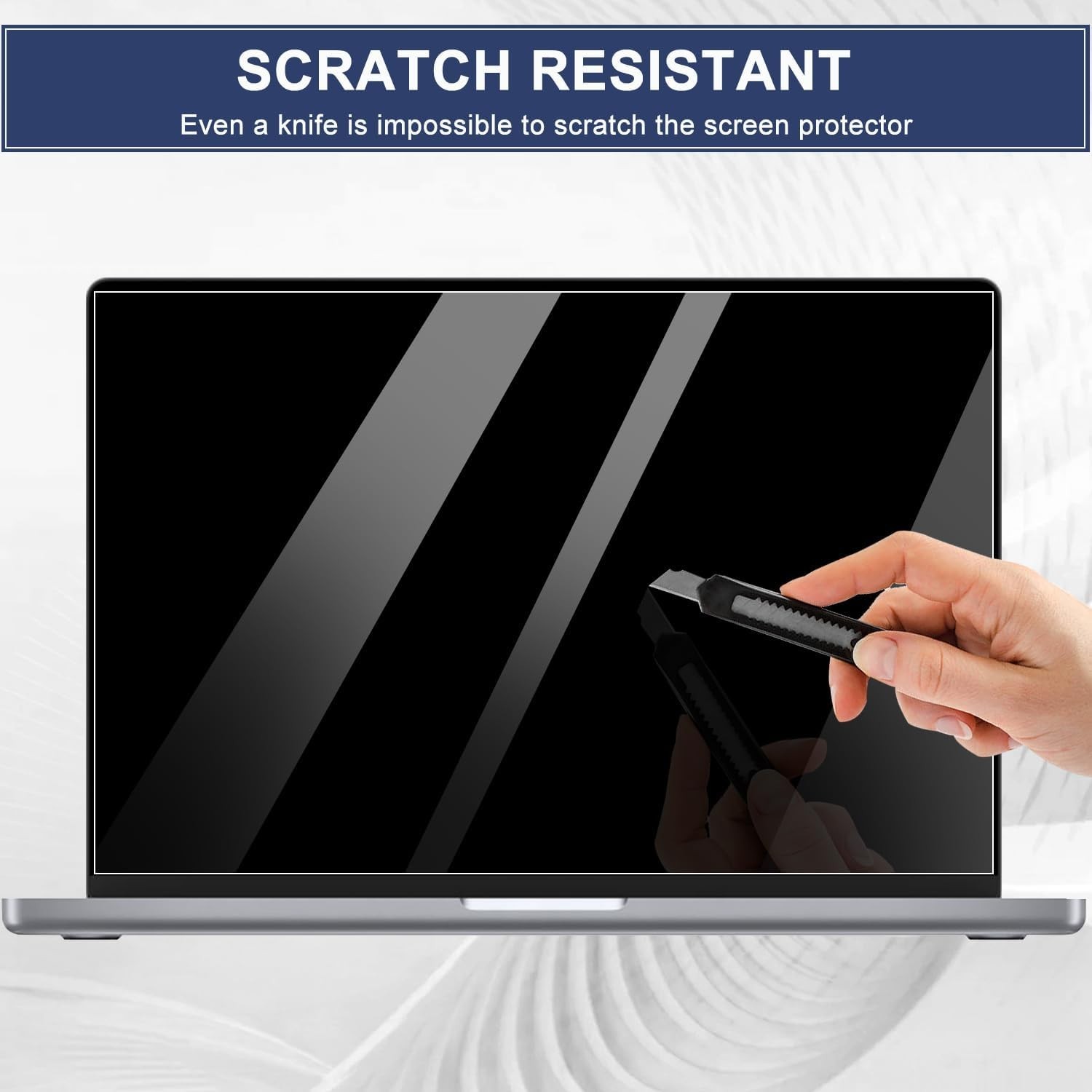 High Definition 15.6″ Laptop Screen Protector – 5H Scratch Resistance (2-Pack)