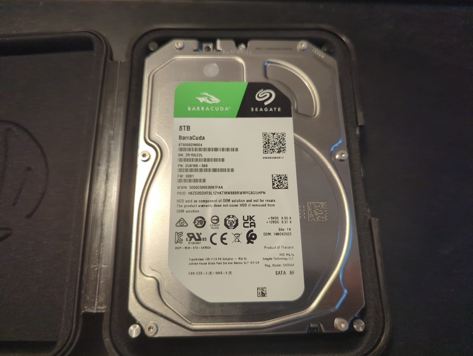 Seagate Barracuda – 8TB – SATA – ST8000DM004 – Hard Drive – Tested & Wiped
