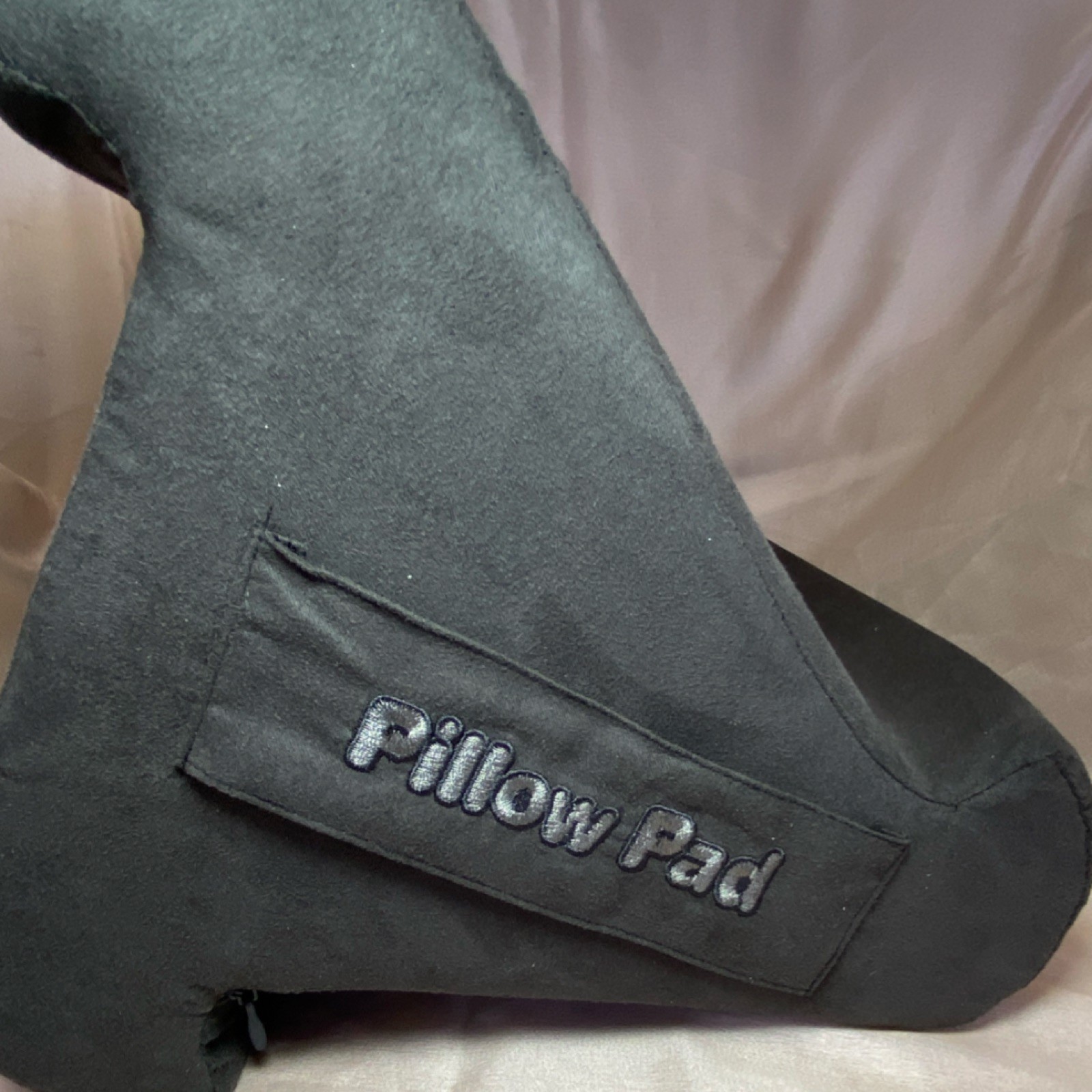 Pillow Pad Tablet Pillow Stand Freestanding Black Fabric Holder
