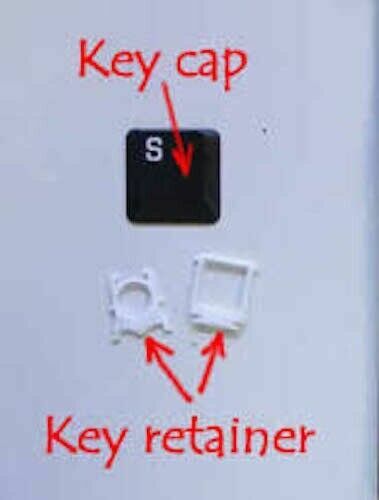 Logitech K800 Wireless Illuminated Keyboard clips REPLACEMENT retainer hinge leg