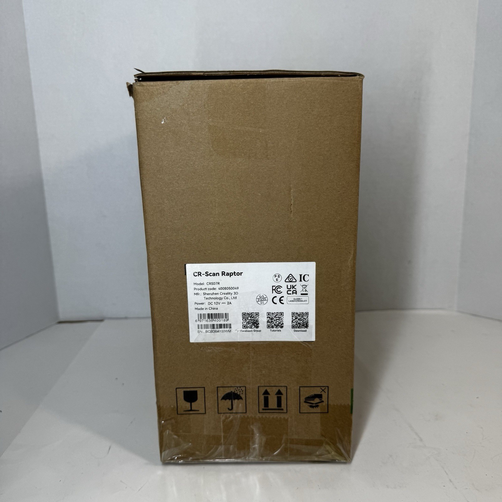 Creality CR-Scan Raptor Multiple-line Blue Laser & NIR 3D Scanner CRS07R