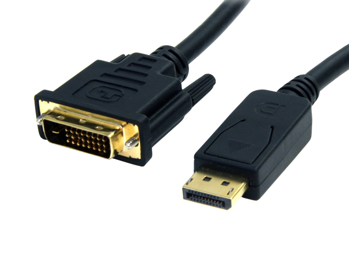 6FT DISPLAYPORT TO DVI CABLE DP 1.2 TO DVI ADAPTER/CONVERTER CORD DP2DVI2MM6
