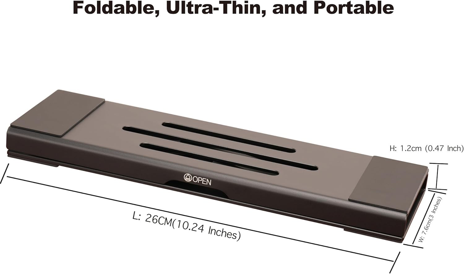 3-in-1 Aluminum Adjustable Laptop Riser & Cooling Stand – Ultra-Slim Design