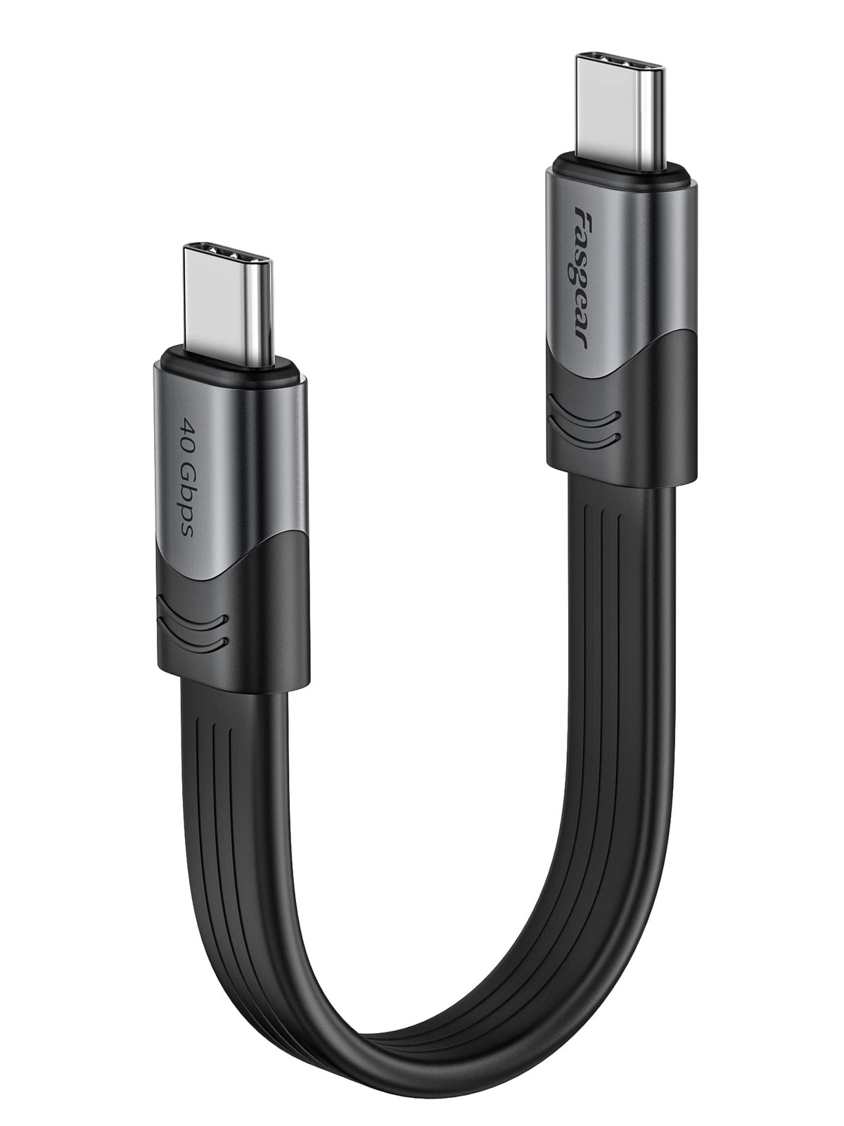 USB 4 Cable, 6-inch/15cm, 100W, 40Gbps, USB C to C, 5K@60Hz, Thunderbolt 4