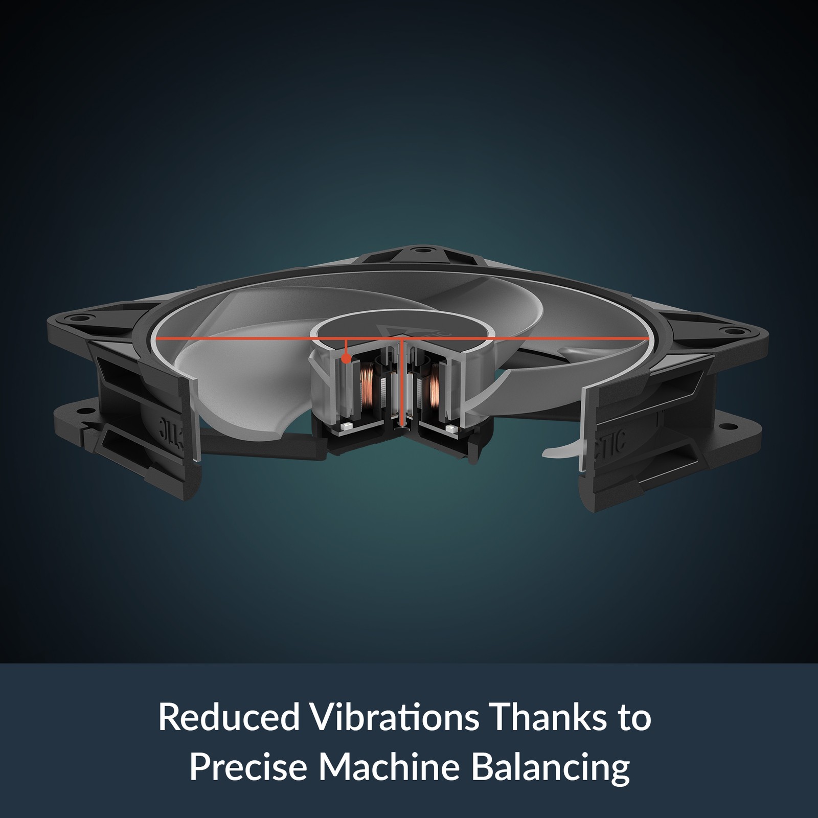 ARCTIC P12 Pro Reverse A-RGB Fan 120 mm PC Case Flow B-Stock