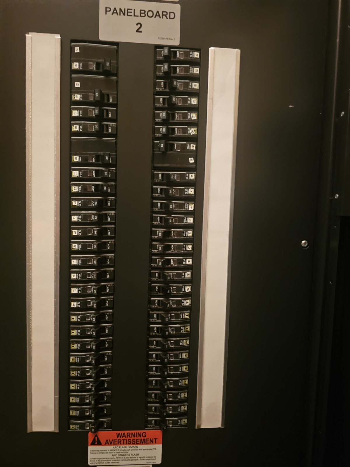 Liebert PPA050C331S6448 480V 3P power Distribution Unit 208/120