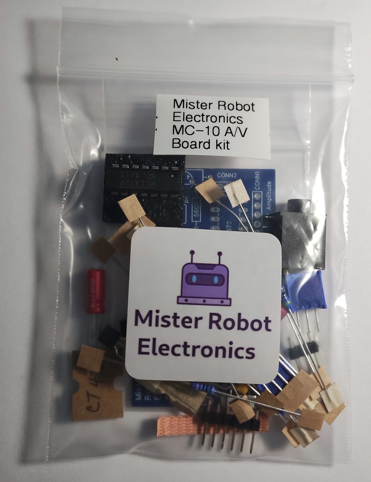 TRS80 MC-10 Color Computer Audio/Video Composite board full kit FREE ship Canada