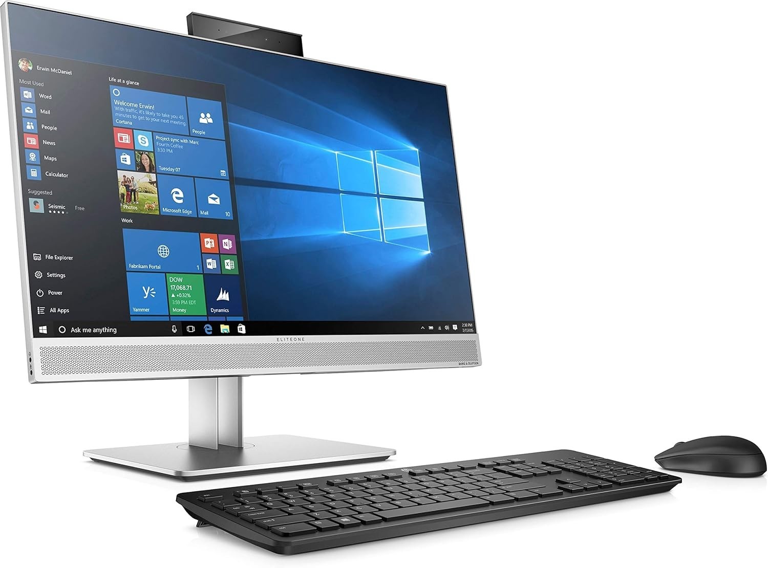 HP EliteOne AIO Desktop PC – Intel i7 8th Gen 16GB RAM 512GB SSD Windows 11 Pro