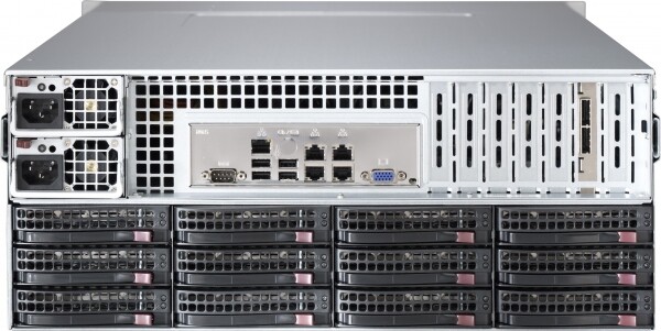 4U 36 Bay TRUNAS ZFS Storage Server SAS3 Xeon 36 Cores 128GB DDR4 2x PSU-SQ A