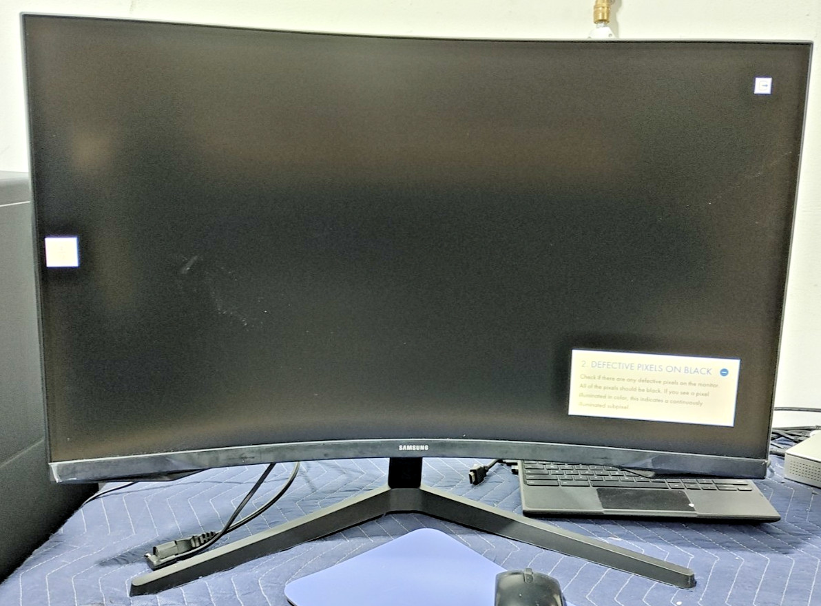 Samsung Odyssey G55C 32in QHD Curved Gaming Monitor 165Hz LS32CG550ENXZA *READ*