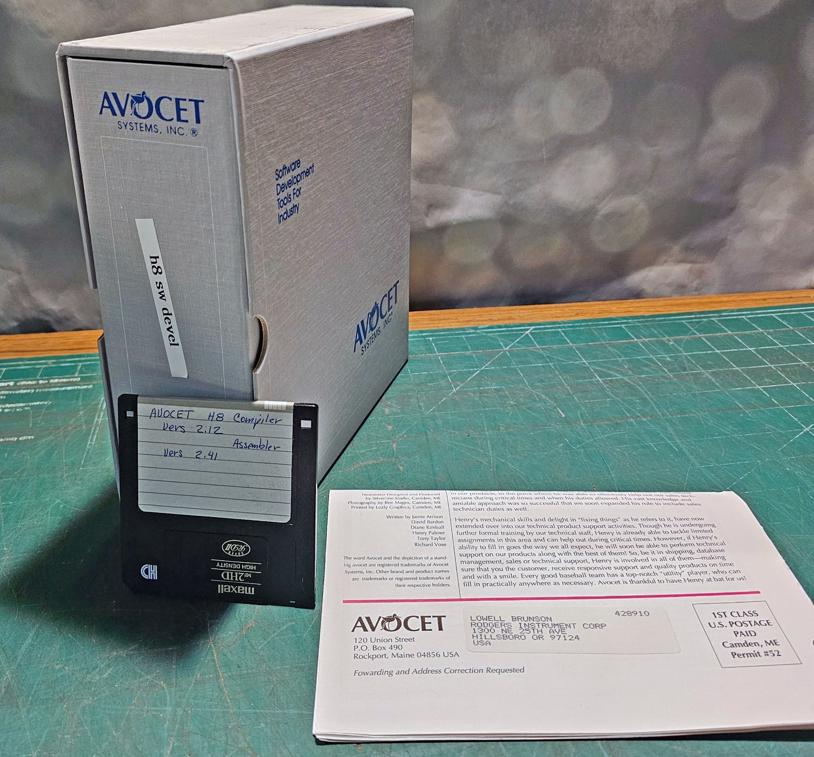1989 AVOCET AVMAC H8/500, Manual, User Copy of Compiler v.2.12, Assembler v.2.41