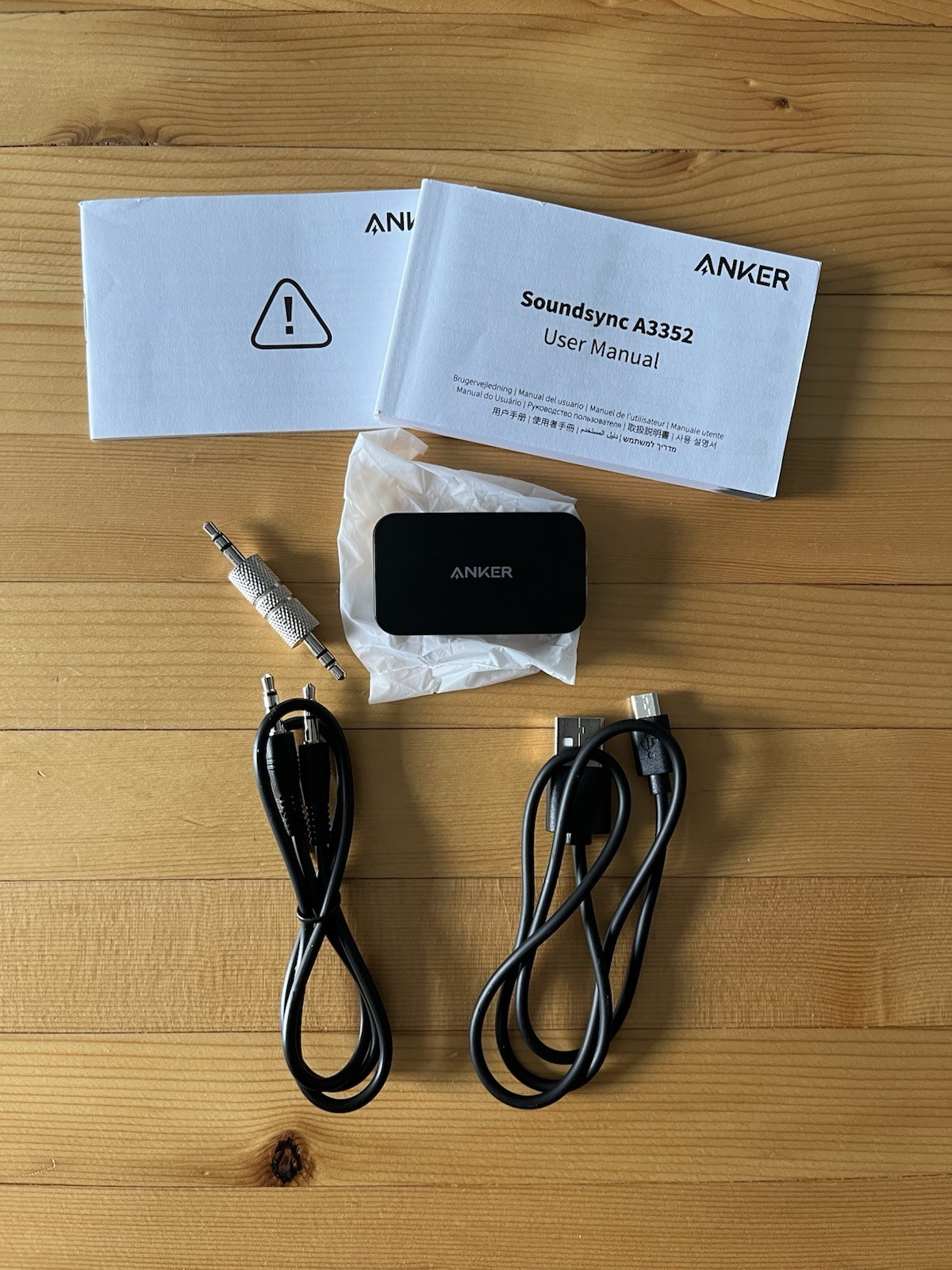 New Anker Soundsync Bluetooth receiver Bluetooth5.0 receiver 12 hours A3352